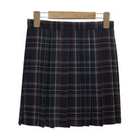 Japanese school style cosplay checkered plaid pleated skirt - Thumbnail 2