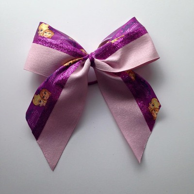 Anna and Elsa with Purple Glitter