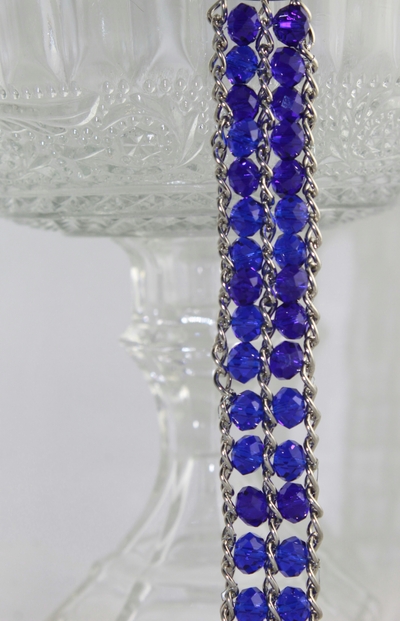 Katrina; Swarovski Crystal Cobalt Blue Bracelet