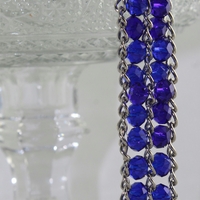 Katrina; Swarovski Crystal Cobalt Blue Bracelet  - Thumbnail 3