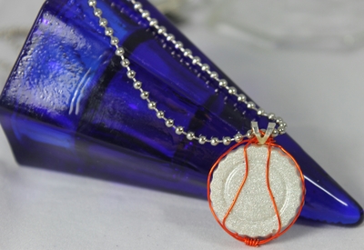 Bottlecap! Euphoria Resin Necklace and Silver Chain