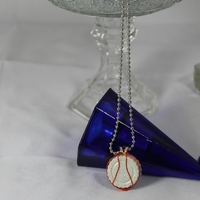 Bottlecap! Euphoria Resin Necklace and Silver Chain - Thumbnail 1