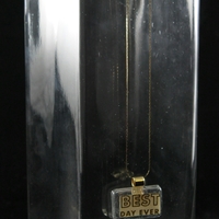 Gold Collection "Best Day Ever!" Rectangle Necklace - Thumbnail 2