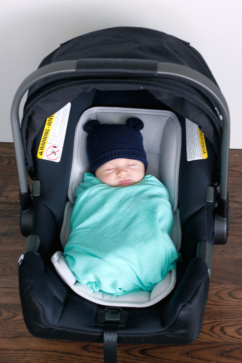 Car Seat Swaddle - Mint