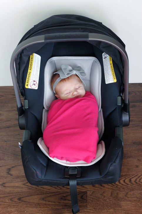 Car Seat Swaddle - Fuschia