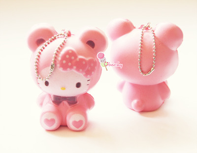 Hello Kitty in a Bear Costume Squishy