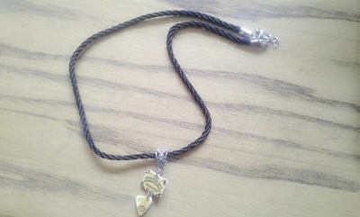 Ouija board charm pendant necklace