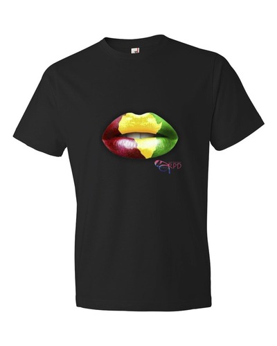 Africa lips men t-shirt