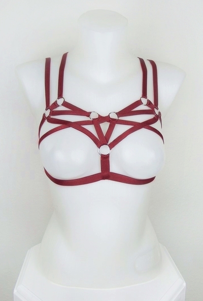 Deep Red Swan Harness