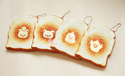 Rilakkuma Jumbo Bitten Toast Squishies (Scented)