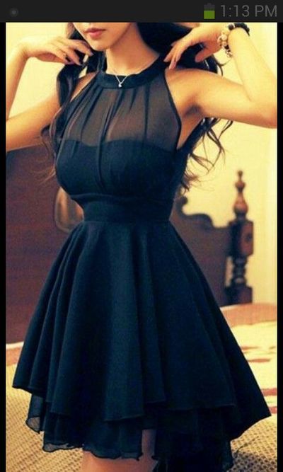 Halter sleeveless short sleeves high low prom dress,short prom dress