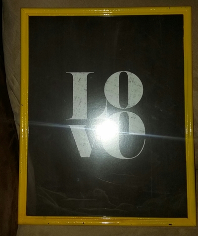 FRAMED "LOVE" 11 x 14 Chalkboard Quotes Collection