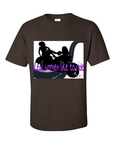 Real women ride Extended Size t-shirt