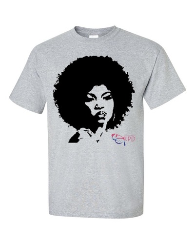Afro lady t-shirt