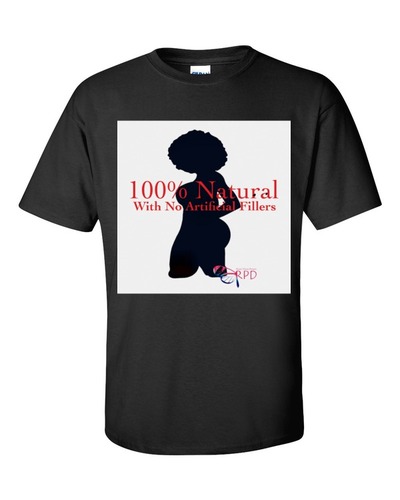 100% natural extended sizes t-shirt