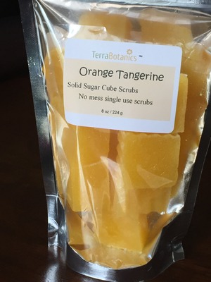 Orange Tangerine Sugar Cube Scrub