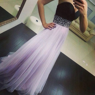 Sexy Strapless Long Prom Gowns Beaded Embellishments pst0062