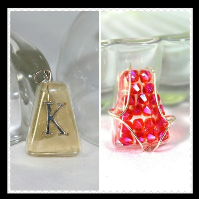 Tapered Baguette Charms - 2 Shade Options