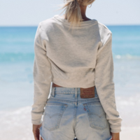 Casual V-neck long-sleeved sweater   122804 - Thumbnail 3