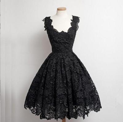 Black Short Homecoming Dresses Celebrity Prom Gowns pst0087