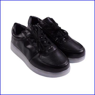 LIGHT UP SNEAKERS-BLACK