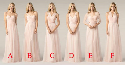 Multi Styles Floor Length Bridesmaid Dresses pst0249
