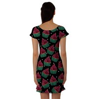 Black Vulva Cake Skater Dress - Thumbnail 2