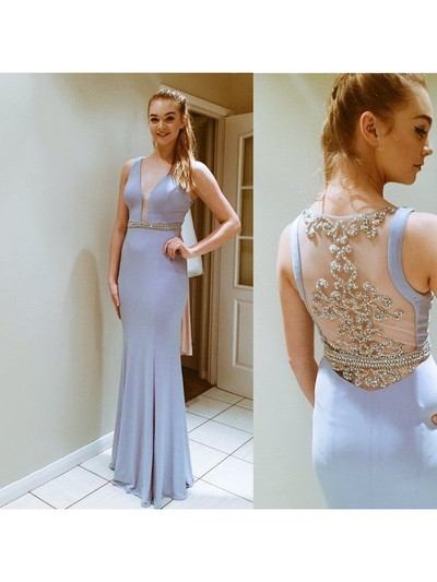 ice blue prom dress, long prom dress,mermaid prom dress, charming prom dress, cheap prom dress, evening dress, E4847