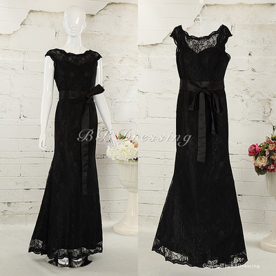 BBDressing Black Lace Celebridy Prom Dresses bb008