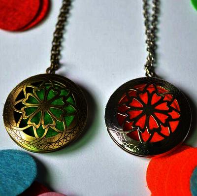 Vintage Look Essential Oil/Aromatherapy Necklace