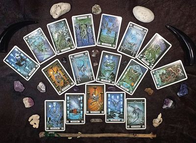 Deity Dossier - Information about a spirit, ghost, or deity in 18 tarot oracle cards by professional psychic