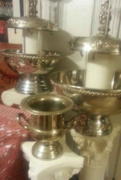 Silver Champagne Fountain