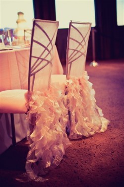Ruffled Chiavari Chair Covers