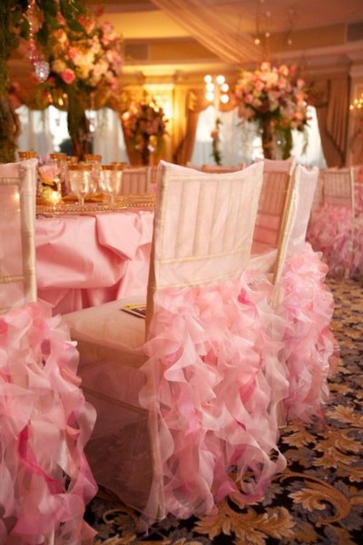 Ruffled Chiavari Chair Covers