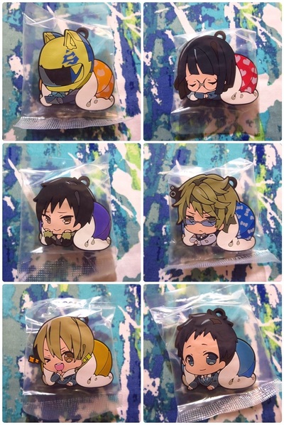 Durarara!! x2 - Rubber Clip Collection - Orihara Izaya / Heiwajima Shizuo / Masaomi Kida / Ryuugamine Mikado / Sonohara Anri / Celty Sturluson