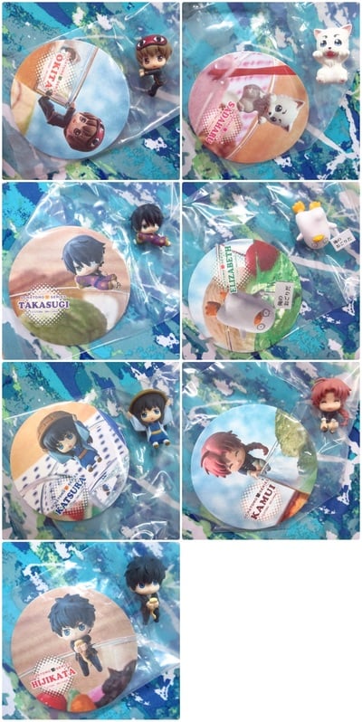 Gintama - Ochatomo Series Figure + Coaster - Hijikata / Okita / Sadaharu / Elizabeth / Katsura / Kamui / Takasugi -