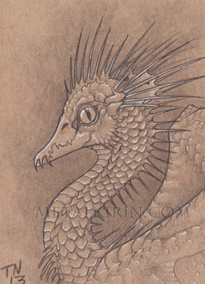 Original ACEO Artwork: Thistle