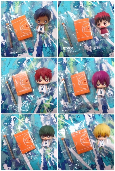 Kuroko no Basuke - One Coin Figure 4Q - Kise Ryouta / Aomine Daiki / Akashi Seijuurou / Murasakibara Atsushi / Midorima Shintarou / Kagami Taiga -