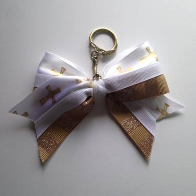 Gold Stripes and Crosses with Glitter