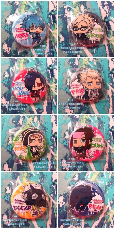 DRAMAtical Murder - Can Keychain Keyholder 1 - Aoba / Noiz / Clear / Ren / Mink / Koujaku / Trip / Virus