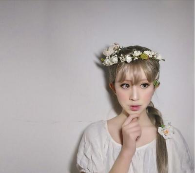 FREE SHIPPING 70m Yurisa Harajuku Silver Gray Cosplay Wig