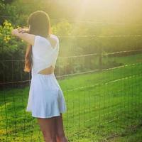 Retro Sweet Slim Cross Dress - Thumbnail 2