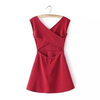 Retro Sweet Slim Cross Dress - Thumbnail 4