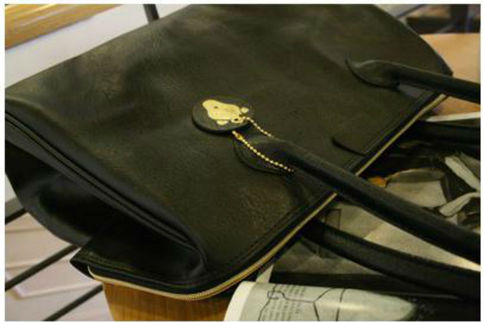 Black Color PU Leather Multiple Use Lady Handbag Carry Bag Easy Convenient Use