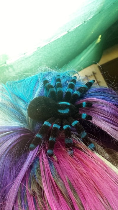 Daring Jumping Spider barrette