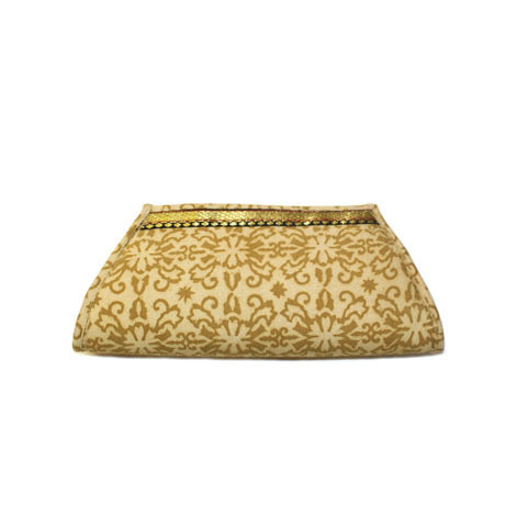 Gold Damask Cultured Clutch