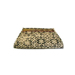 Slate damask cultured clutch - Thumbnail 3