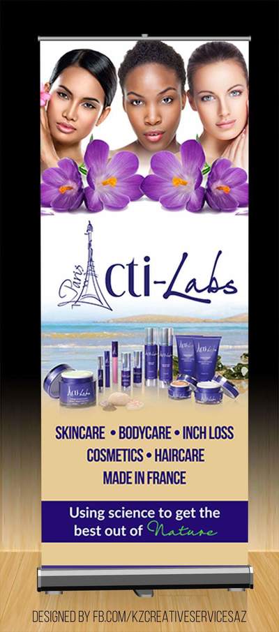 ACTI-LABS PREMIUM RETRACTABLE BANNER STYLE 3