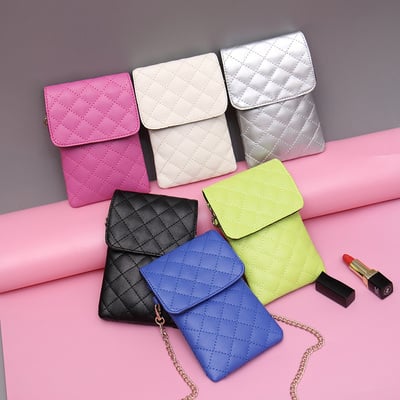 Best Mini Messenger Bag 2 Layer Cellphone Wallets PW04