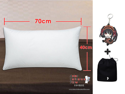 70 x 40 cm (27.5 x 15.7 inch) White Rectangle Dakimakura Inner Pillow